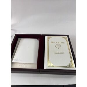 Holy Bible Douay-Rheims Dove Of Peace Catholic Edition With Box Mint Condition